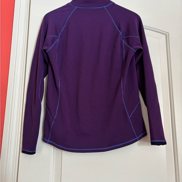 L.L. Bean Purple and Blue Midweight Pullover. Size Medium Petite - Picture 2 of 3